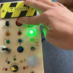 Received Montessori Busy Board with LED Lights from customer K****e.