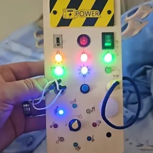 Received Montessori Busy Board with LED Lights from customer J***y.