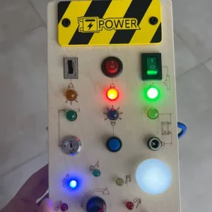Received Montessori Busy Board with LED Lights from customer N***e.
