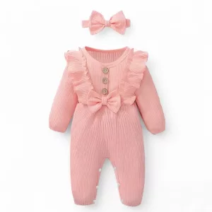 Tuta a Maniche Lunghe per Bambini con Fascia per Capelli