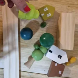 Ricevuto Giocattolo Montessori di Blocchi di Legno da cliente J***i.