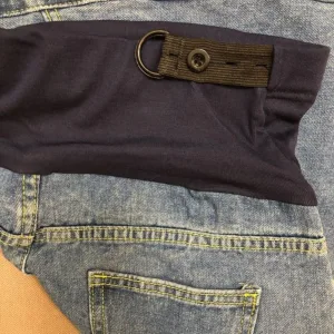 Ricevuto Jeans Premaman Over Bump Pantaloni Gravidanza dal cliente A*****o.
