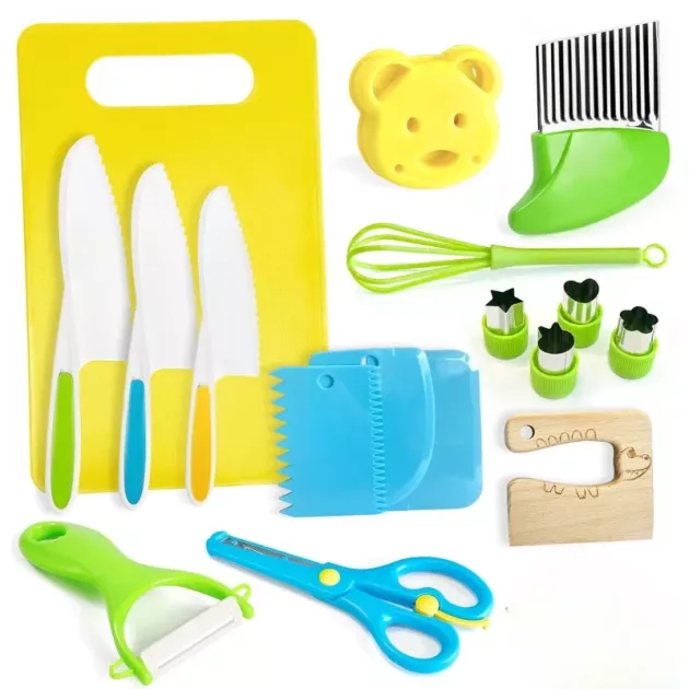 set da cucina per bambini, cucina giocattolo, utensili da cucina Montessori, set da cucina Montessori