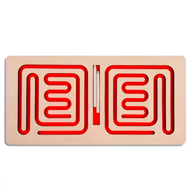 brain puzzle toy, wooden maze, brain development toy