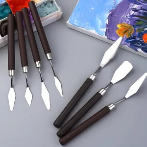 stainless steel spatula, painting spatula, art tool