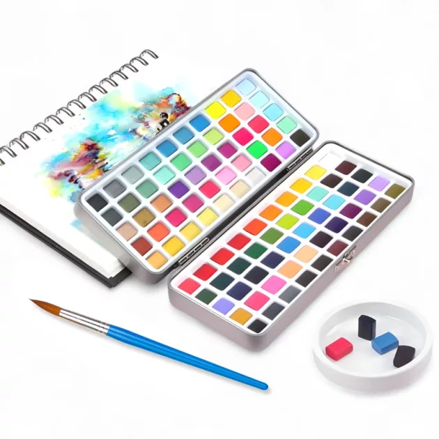 watercolor kit, watercolor set, watercolour paint set