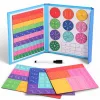 fraction learning, math toy, fraction book