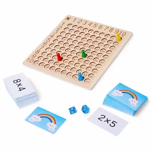 math toy, multiplication board game, multiplication toy