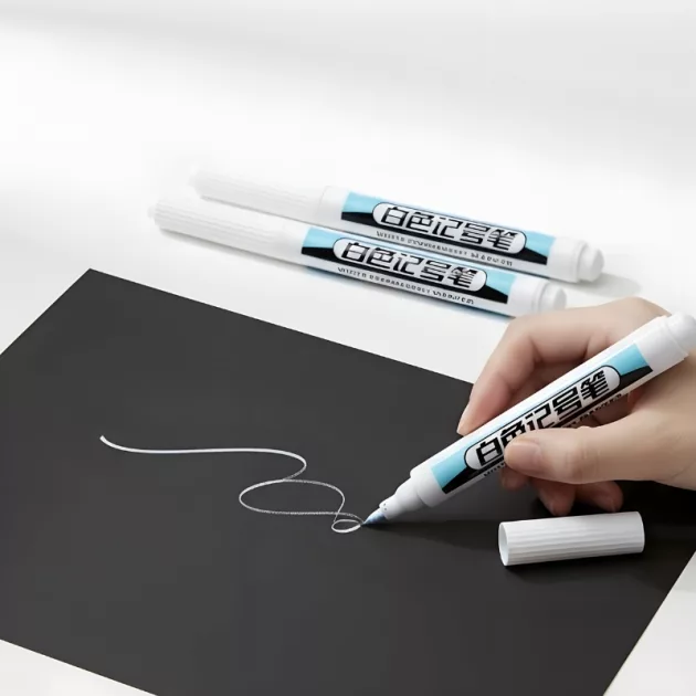 white permanent marker, white marker pen, white paint marker