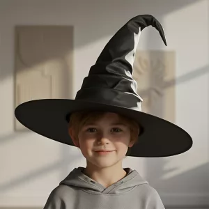 black witch hat, halloween witch hat, party costume