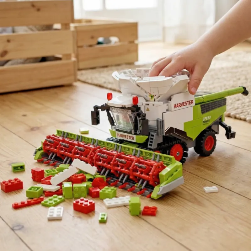 farmer truck, harvester toy