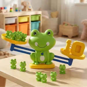 maths frog scale, maths funny toy, math balance scale