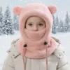 face covering hat, hat with bear ears, balaclava hat