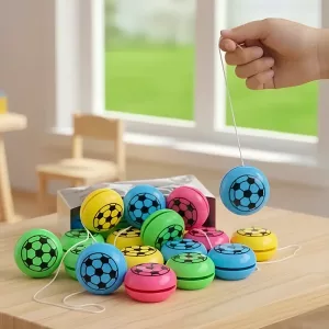 15pz Mini Palline Yo-Yo da Calcio per Bambini