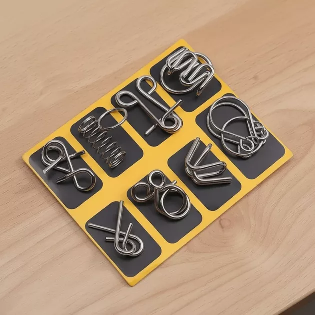 unlock puzzle, unlock metal puzzle, metal wire puzzle