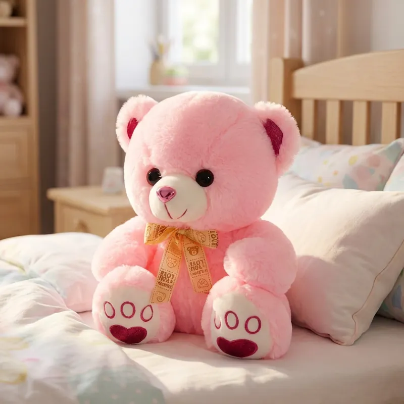 cute white teddy bear, teddy bear