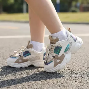 Sneakers a rete comode Scarpe flessibili e leggere per bambini
