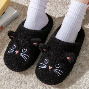 Pantofole Calde da Casa con Gatto Carino Scarpe in Peluche per Bambini