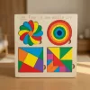 wooden tangram puzzle