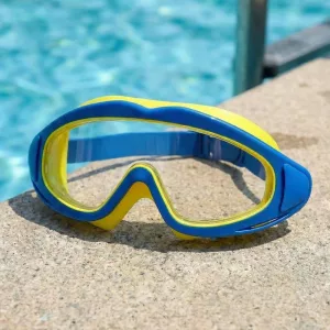 Occhialini da nuoto ergonomici antiappannamento a visione ampia per bambini